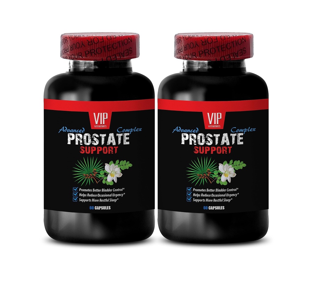 Saw Palmetto for Prostate Wellness - Prostate Support - Pygeum africanum for Prostate, Red Raspberry and Wellness, Graviola Leaf for Prostate Support, Green Tea for Prostate 2 Bottles 120 Capsules