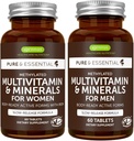 Pure " Essential Men " Multivitamin Bundle, Sustained Release " Active Forms, 60 Tablets by Igennus