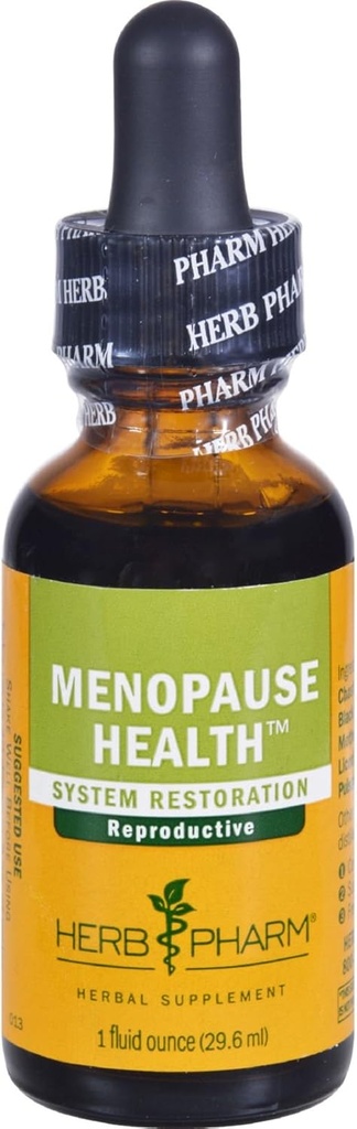 Herb Pharm Menopause Health Liquid Herbal Formula for Physical and Emotional Support - 1 Ounce