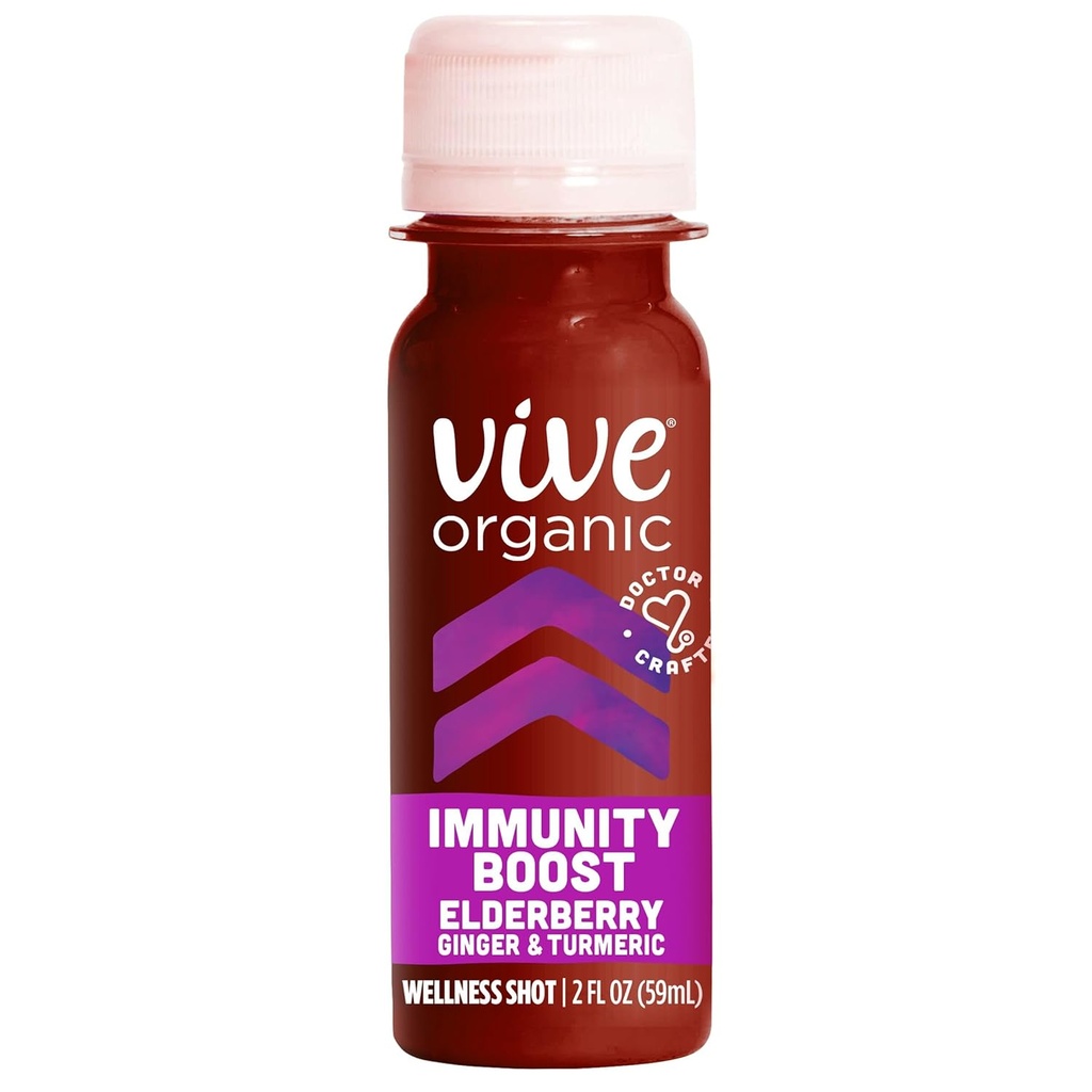 Vive Orgánica Elderberry Immunity Boost Wellness Shot, 2 fz