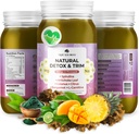 Pro-Line Gel - Natural Detox/Trim - 5+ Sabores - Gel de frutas con mar Premium Moss & potasio - Vegan-Friendly - Suplemento rico en vitaminas y minerales - Hecho en EE.UU. (Mango/Pineapple, Pack de 1)