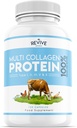 Revive Naturals Multi Collagen Protein Capsules - Tipos I, II, III, V & X - Hidrolysed Grass Fed Bovine, Wild Caught Marine & Free-Range Chicken, Made with Hyaluronic Acid & Vitamin C, 120 Caps