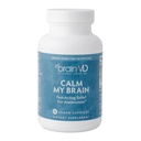 Dr Amen BrainMD Calm My Brain - 90 cápsulas Vegan - Fórmula de acción rápida con Magnesium, Ashwagandha & L-Theanine - 30 obras