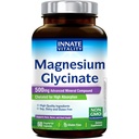 Innato Vitality Magnesium Glycinate 500mg Ø 70mg Elemental Magnesium Supplement- High Absorption, Non Buffered, Non-GMO & No Gluten - Nerve, Bone & Heart Health - 60 Vegan Capsules Magnesio