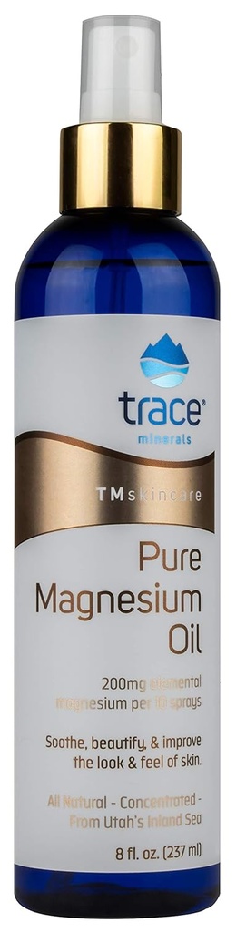 Aceite de magnesio puro minerales 8 oz aceite