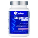 CanPrev Magnesium Bisglycinate with Ashwagandha, B5, B6 &amp; Vitamina C, 90 Veg Caps, 30-Day Supply, Support Restful Nights & Relaxation, Helps Energy & Immnue Function, Vegan, Non-GMO, Dairy, Soy, Gluten