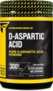 Primaforce D-Aspartic Acid 300 Grams (100 Servings), Unflavored, Vegetarian, Non-GMO