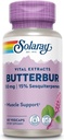 SOLARAY Butterbur Root Extract 50mg ← Apoyo para el músculo de la calma Vascular saludable, flujo de sangre, función respiratoria " Sistema urinario Salud