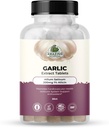 Tabletas de extracción de ajo - Allium Sativum 200mg, 1% Allicin - Suplemento herbario de alta potencia para bienestar y vitalidad - 30 cuenta