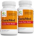 Terry Naturalmente Cura Alivio agudo de dolor med - Suplemento con BCM-95 Curcumin & BOS-10 Boswellia - Aceite de semillas negras de sésamo para apoyar el alivio del trastorno ocasional - 120 geles líquidos (Pack of 2)