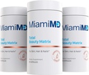 Total Beauty Matrix Collagen Suplementos para Mujeres - Collagen Capsules con vitamina C para el cabello, la piel y las uñas - Cruelty Gratis - (60 cápsulas) - 3 Pack