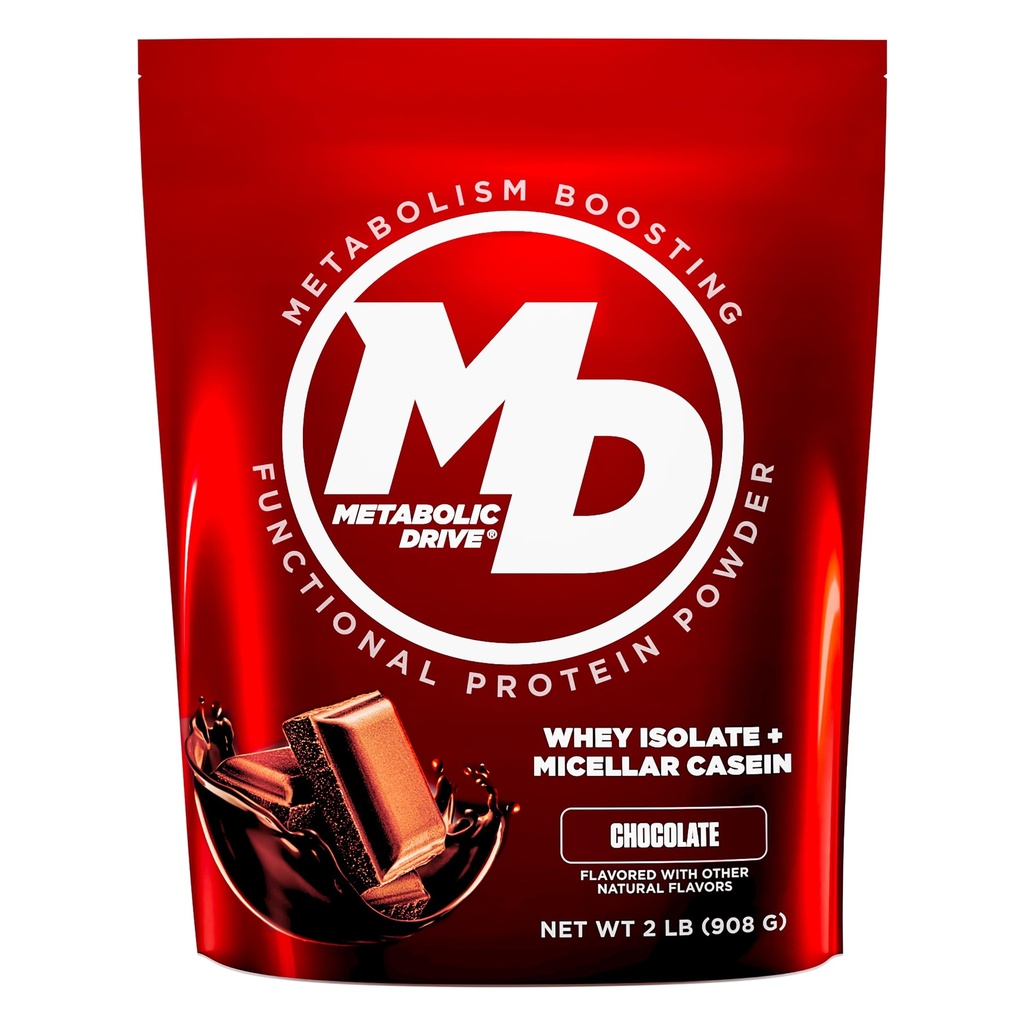 Biotest Metabólico Drive Protein - Bajo Carb Flavor-Bomb, 20 Servings - Whey Isolate + Micellar Casein - Signature Chocolate