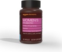 Amazon Elementos Probiótico de Mujeres 50 mil millones de CFU por servidumbre, vegetariano, apoya el seguimiento urinario y la salud vaginal, 60 cápsulas