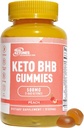 Real Ketones Keto BHB Gummies - Keto Gummies con BHB Ketones exógenos para el rendimiento mejorado Energy Focus y Keto Diet Support - High Strength Azúcar Gratis Keto Gummy - 30 Servings (Peach)