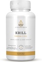 VTC VitaTrading Co. Krill Omega-3 Petróleo Suplemento Ø 100mg Pure Antártico Neptune Krill Oil (NKO) Silencio EPA " DHA Astaxanthin Silencio Brain, Heart, Joint " Eye Support  60 Softgels