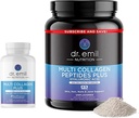 DR. EMIL NUTRITION Completo Multi Collagen Bundle - Doble El Collagen & Doble El pelo, la piel & uñas Ventajas - Collagen Peptide Pills & Collagen Powder Bundle (30 piezas)