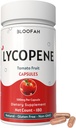 Tomato Powder Cápsulas 500mg - 180 Conde (Lycopene) Natural Carotenoide Suplemento de Salud y Bienestar Apoyo Silencioso Gluten Gratis & No GMO, Planta Basada