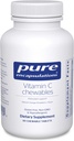 Encapsulaciones puras Vitamina C Chewables Silencioso Soporte para Función Inmunitaria Saludable y Soporte Antioxidante* TENIDO 60 Tabletas Chewable ← Natural Orange-Strawberry Flavor