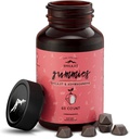 Pure Himalayan Shilajit Gummies, Sugar-Free, 85+ Trace Minerals " Fulvic Acid for Energy, Metabolism " Immune Support, Shilajit for Men " Women, Ashwaghanda Gummies (60 Conde)