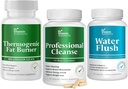 DR VITAMIN SOLUTIONS 15 Day Cleanse, Thermogenic Fat Burner, Water Weight Loss for Women & Hombre Bundle, 180 Capsules