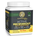Pre Workout Powder Energy Drink Non-Stim & Caffeine Free TEN Vegan Plant-Based Suplemento TEN Pump Hydrate Focus Endurance & Strength Builder ← Yuzu Mango Flavored 30 Sirving Active Preworkout