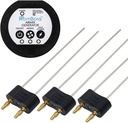 AirMix Colloidal Silver Generator Kit + 3pc 12ga Pareja de plata de 6"