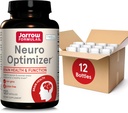 Jarrow Fórmulas Neuro Optimizador con 7 Ingredientes Neuro-Nutrientes, Suplemento dietético para la salud del cerebro y el soporte antioxidante, 120 cápsulas, 30 días de suministro, paquete de 12