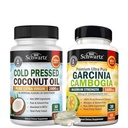 BioSchwartz Premium Garcinia Cambogia Suplemento (1 Mes de Suministro) Más Cold Pulsado MCT Coconut Oil Capsules (2 Mes de Suministro)