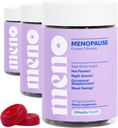 O Positiv MENO Gummies for Menopause, 30 Servings (Pack of 3) - Suplementos sin hormonas para las mujeres con Cohosh Negro & Ashwagandha KSM-66 - Ayuda a aliviar los flashes calientes, sudaderas nocturnas, " Mood Swings