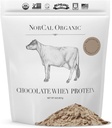 NorCal Organic Chocolate Whey Protein Silencio 100% USA Grass-Fed, USDA Certified ← Naturalmente Flavored with Raw Cacao from California Family Farms ← 32 Ounce (Pack of 1) - 32 Servings