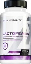 Lactoferrina 250mg capsules - Glycoprotein Rich Colostrum Suplemento para la Absorción de Hierro Inmune Apoyo y Salud Digestiva - 60 Servidores de alta pureza Colostrum diario píldoras derivadas