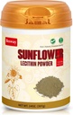 Sunflower Lecithin Powder 14 oz (40 Serving), 100% Puro, No GMO, Suplemento Natural para la Salud del Cerebro, Salud del Corazón y Esquí Saludable, Producto de China
