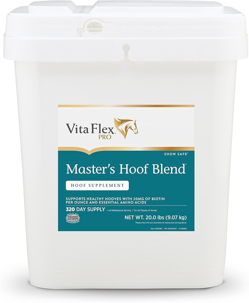 Pro Master's Hoof Blend Formula natural verde oscuro 320 Day Supply 20 libras