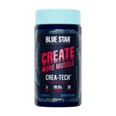 Blue Star Nutraceuticals CREA-TECH - Crepure Creatine Monohydrate - w/Electrolytes. Cretina + electrolitos cápsulas - Construir músculo y aumentar fuerza  durable 30 Day Supply - 120 cápsulas vegetales