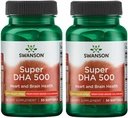 Swanson Super Dha 500 de Food-Grade Calamari 500 mg 30 Sgels 2 Pack