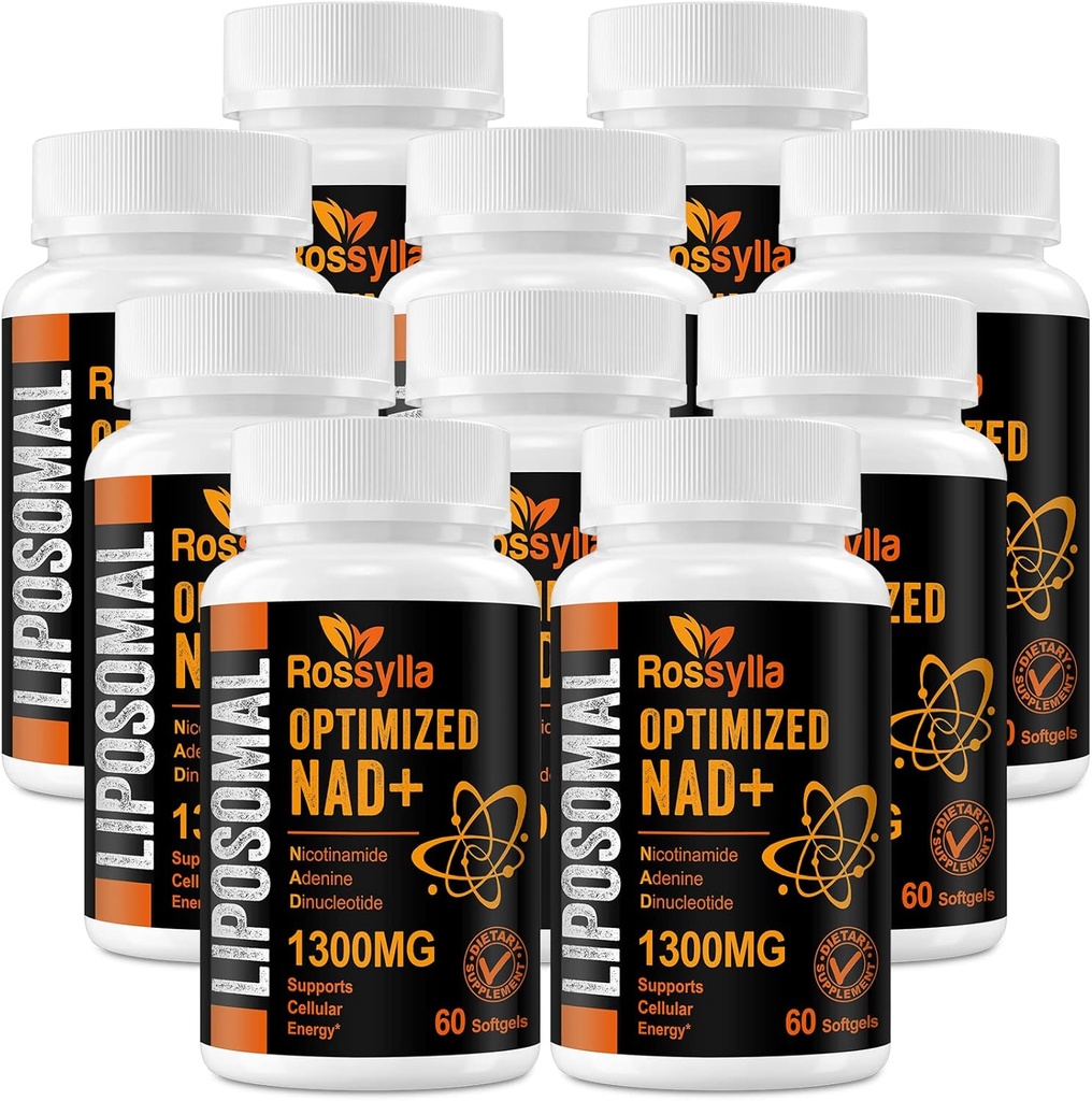 1300 MG Liposomal NAD+ Suplemento Silencio más alta Absorción Silencio más puro NAD Suplemento para Boost NAD+ Effetively ¦ Boosting NAD+ Suplemento para la Defese envejecimiento, Energía Celular, Longevidad tención 600 Cuenta