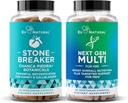 Stone Breaker y Next Gen Multi para él Bundle - Kidney Cleanse & Gallbladder Soporte Plus 26-en-1 Multivitamina de hombres avanzados