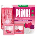 ¡Plink! Tablas de bebidas electrolíticas de Fizzy para hidratación diaria - 48ct Tablas de electrolitos + sodio, potasio, magnesio, bajo calorías, electrolitos de bajo azúcar