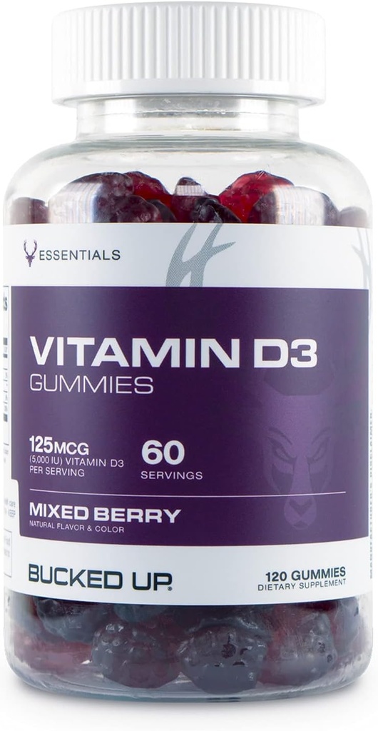 Vitamina D3 125mcg, 120 Gummies - Esenciales