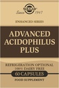 Solgar Advanced Acidophilus Plus, 60 cápsulas vegetales - Apoya Flora Intestinal Saludable - 500 millones de microorganismos Por Serving - Gluten " Dairy Free - Vegetariano - 60 Servings
