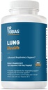 Dr. Tobias Lung Health Supplement with Vitamin C, Butterbur, Quercetin & Bromelain, Advanced Lung Cleanse Detox Formula for Bronchial & Respiratory System, Non-GMO, 120 Capsules, 120 Servings