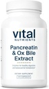 Vital Nutrients Pancreatin " Ox Bile Extract 500mg ← Enzymes Digestivos Naturales para Mujeres " Hombres Silenciosos Digestión de Proteína, Gordo y Carbohydrates* Anterior Gluten, Dairy " Soy Free TEN120 Capsules
