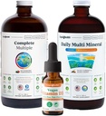 LIQUIDHEALTH Ultra Immunity Liquid Vitamin Bundle for Adults with Complete Multivitamin, Daily Multi Minerals and Vegan Vitamin D3 Drops - Immune Support Vitaminas, Whole Foods, Vegan, Non GMO