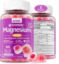 Magnesio sin azúcar Gummies 400mg ← 5-in-1 Magnesio Complejo: Glycinate, Citrate, Malate, Chloride & Taurate Silencio con Ashwagandha, Vitamina D3 & Zinc  durable Muscle, Mood & Energy Support TEN Vegan, 2-Pack