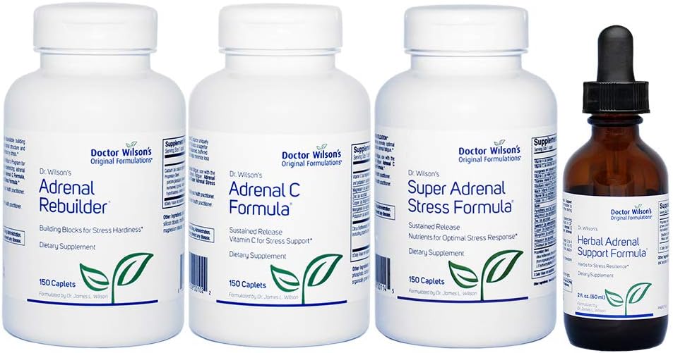 Kit de protocolo de Fatiga Adrenal del Dr. Wilson para soporte adrenal HASF Grande