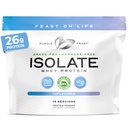 Muscle Feast Grass-Fed Whey Protein Isolate, All Natural Hormone Free Pasture Raised, Whey Isolate Protein Powder for Hombre and Women, Clean, Non-GMO & Gluten-Free, Isolate Protein - Unflavored, 5lb