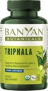 Banyan Botanicals Triphala Tablets - Orgánica Triphala con Amla, Haritaki & Bibhitaki – para la digestión, eliminación " Saludable Gut Microbiome* – 180 Tablets – Non-GMO Fuente sostenible Vegan