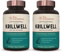 Live Conscious KrillWell, Joint, and Cognitive Support ¦ Certified Sustainable Krill Oil 2X More Effective Than Fish Oil - (Pack of 2)
