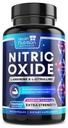 Nitric Oxide Booster 2560mg - Extra Strength L Arginine & Citrulline Suplemento para Hombres &amp; Mujeres - Premium Muscle Support Nitric Booster - Natural Energy & Heart Health Support - 120 Capsules