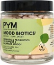 Prebióticos y Probióticos Mood Biotics por PYM con 22.91 Billion CFU (60 Conde) Gut Health & Mood Support Suplemento No-GMO, Vegan, Gluten Free